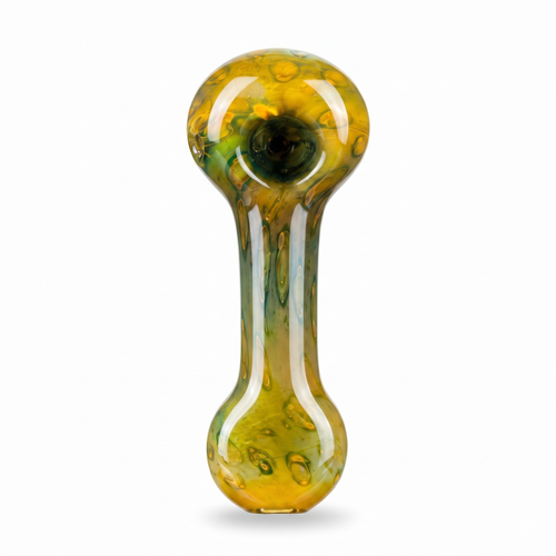 5.5" Gold Fumed Dot Spoon Hand Pipe (MSRP $20.00ea)