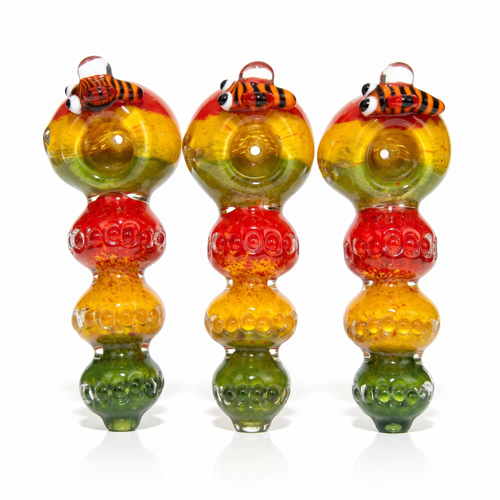 5" Bee Triple Ball Spoon Hand Pipe (MSRP $20.00ea)