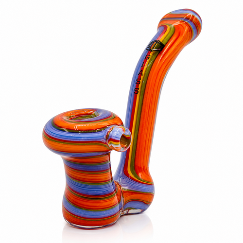 IC Glass - Assorted Colors Sherlock Design Long Neck Hand Pipe (MSRP $30.00)