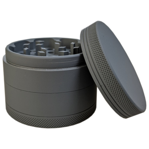 Matte Finish 4 Part 63mm Grinder - Grey (MSRP $25.00)