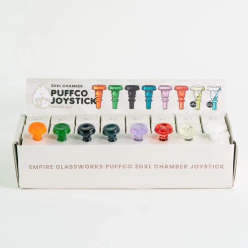Empire Glassworks - Puffco 3DXL Joystick - 24 Pk Display (MSRP $20.00ea)