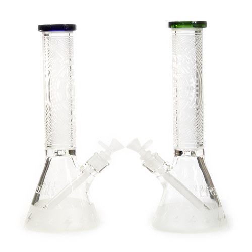 Legendary - Blasted Gears Beaker Water Pipe with 14M Male Bowl (MSRP $60.00)
