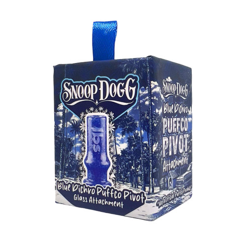Snoop Dogg - Blue Dichro Puffco Pivot Glass Attachement - (MSRP $ 30.00)