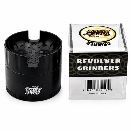 Toke Buddy - 2.5" Revolver 4 Part Grinder With Blunt Holder - (MSRP $ 20.00)