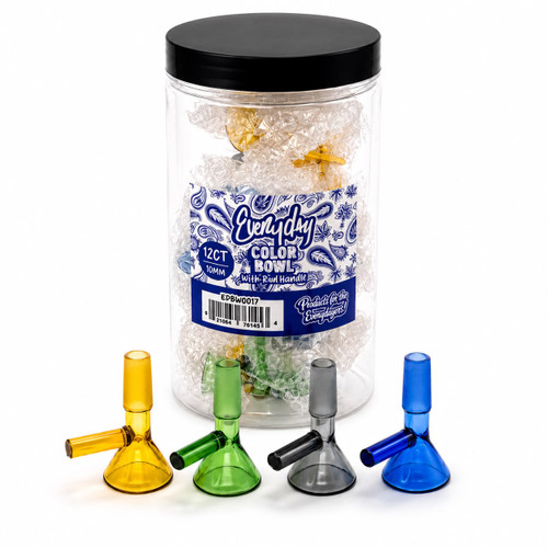 Everyday - Color Bowl Rod Handle - 12ct Jar (MSRP $6.00ea)