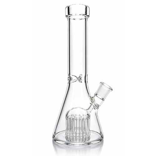 14" 21 Arm Reinforced Perc Clear Beaker Water Pipe (MSRP $40.00)