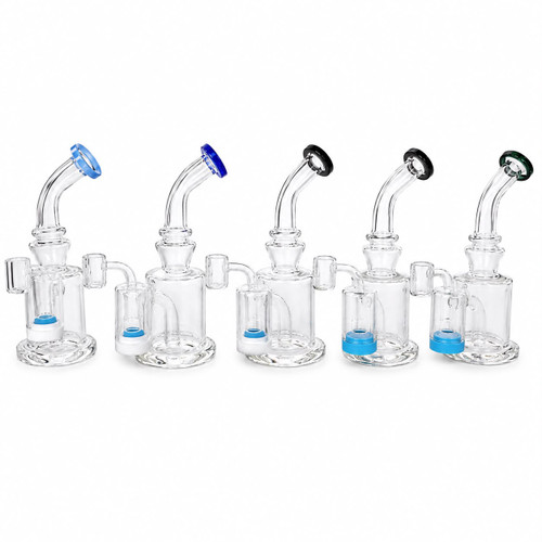 6" Built In Reclaimer Dab Rig With Quartz Banger (MSRP $25.00)