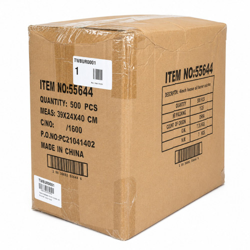 Oil Burner - Clear - 500pc (MSRP $5.00ea)