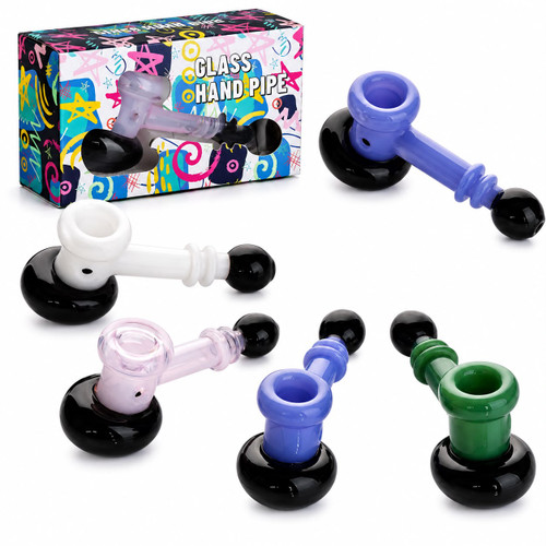 5" Assorted Colors Hammer Bubbler Hand Pipe (MSRP $20.00)
