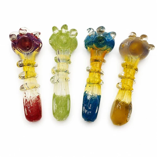 5" R4 Art Swirl Frit & Fumed Work Hand Pipe (MSRP $10.00)