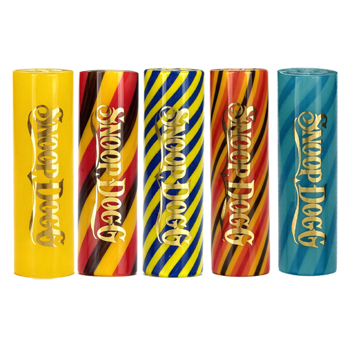 Snoop Dogg - Glass Tips - Variety 5pk Pouch - Bright Color Stripe (MSRP $ 10.00ea)