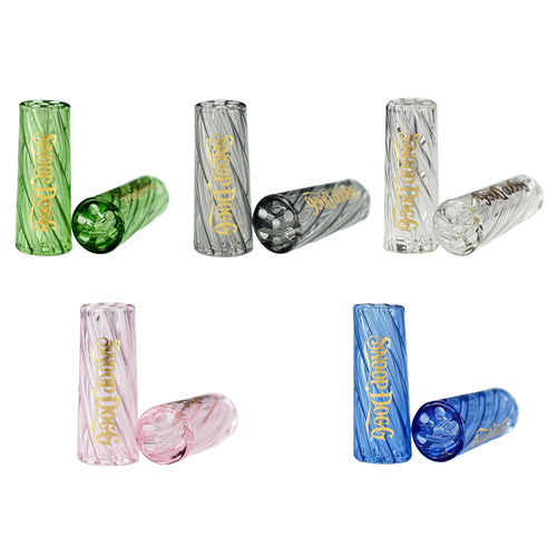 Snoop Dogg - Glass Tips - 5pk Pouch - Tinted Swirl (MSRP $10.00ea)