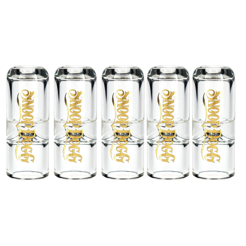 Snoop Dogg - Glass Tips - 5pk Pouch - Crystal Clear Dome (MSRP $5.00ea)