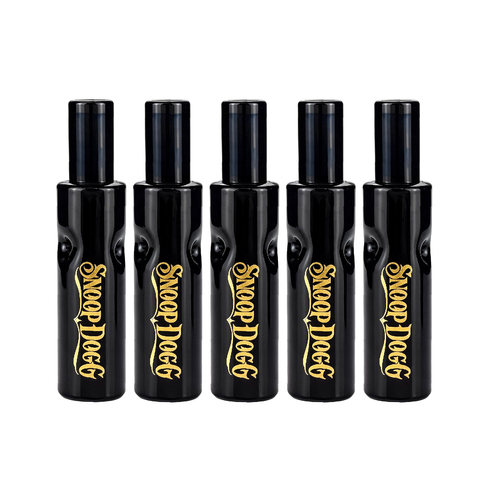 Snoop Dogg - Glass Tips - 5pk Pouch - Black Triple Pinch Notch (MSRP $5.00ea)