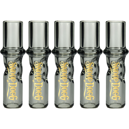 Snoop Dogg - Glass Tips - 5pk Pouch - Smoked Out Barrel (MSRP $5.00ea)