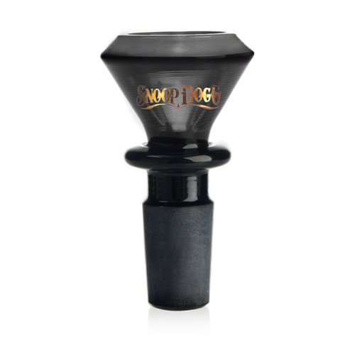 Snoop Dogg - Diamond Funnel Color Glass 14mm Bowl (MSRP $15.00)
