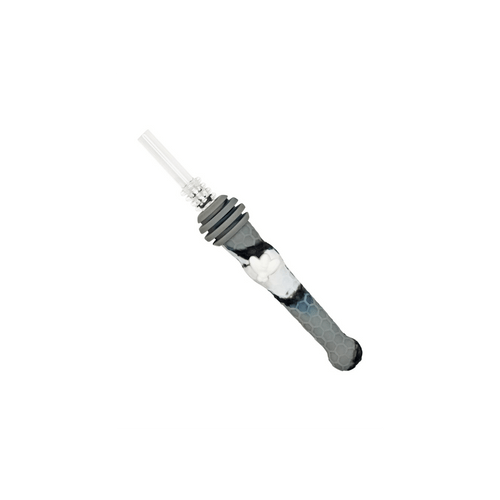 7" Silicone Bee Honey Dipper by Stratus (Bundle of 12 Asstd Colors