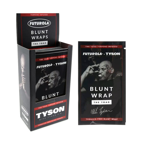 blunt wraps without tobacco Tyson Ranch X Futurola Tobacco Free Blunt Wrap Display of 25