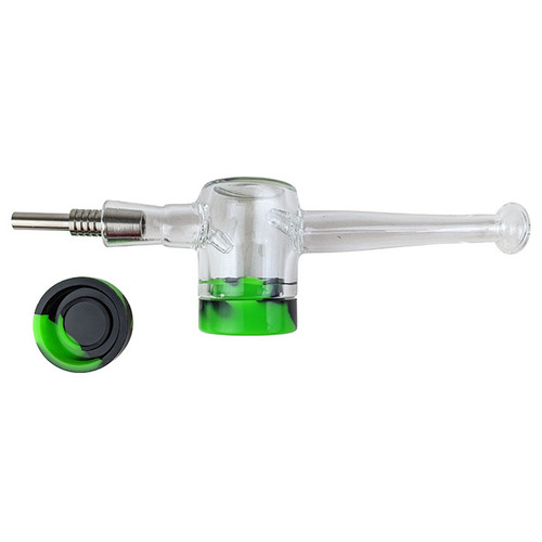 nectar pipe tobacco review Glass Collector Reclaimer with Silicone Container Set Glass Nectar Collectors & Dab