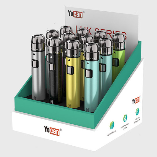 Yocan LUX Plus Carto Battery 650mAh 12 Pack - HS Wholesale Yocan LUX Plus Carto Battery 650mAh 12 Pack - HS Wholesale