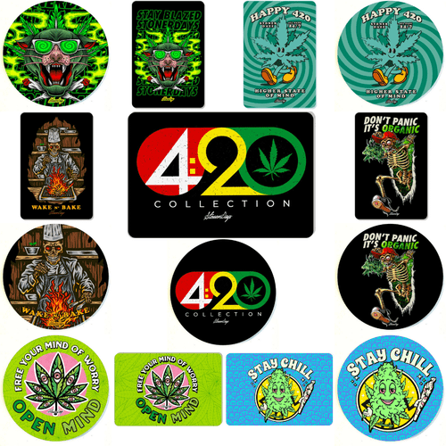 420 Collection Dab Mats by StonerDays, HS Wholesale