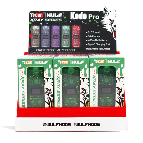 Wulf Mods X-Ray Series Kodo Pro 400mAh Carto Battery 15 Pack