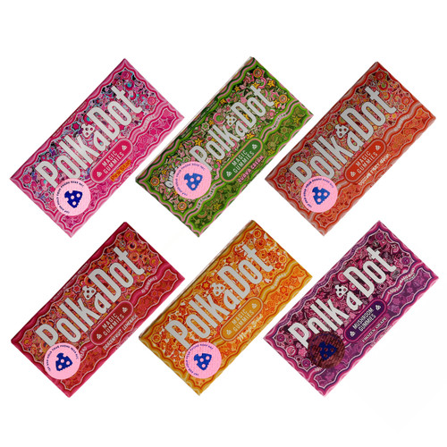 Polka Dot Magic Mushroom Blend Gummies (10ct) Display of 10