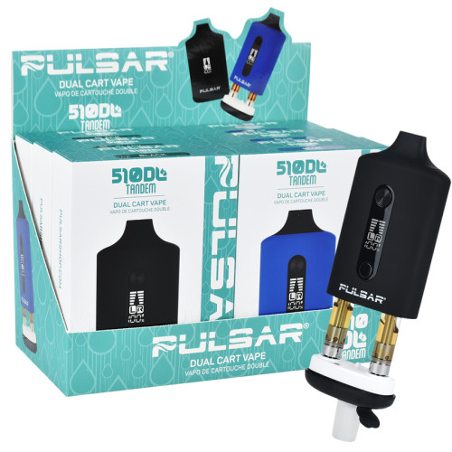 vape dual battery Pulsar DL Tandem Carto 650mAh Display of 6 Wholesale Redman Flavor:Mi Amor New Tennessee law on