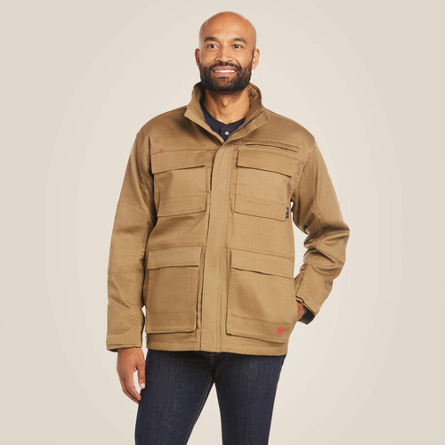 Ariat FR Canvas Stretch Jacket Field Khaki