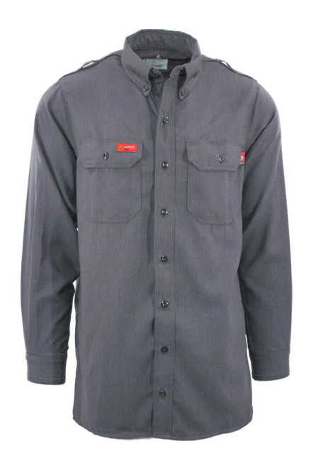 This traditional uniform style shirt has been updated with mic loops and durable lightweight Westex® DH Air fabric