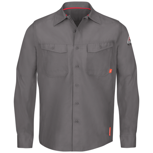 iQ SERIES® ENDURANCE COLLECTION MEN'S FR WORK SHIRT Grey