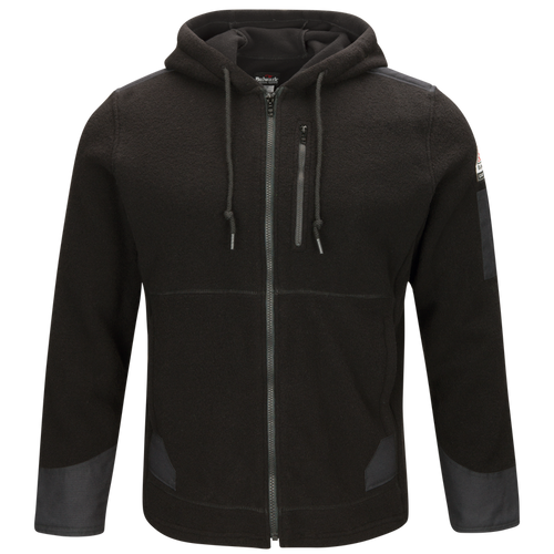 MEN'S FRONT ZIP MODACRYLIC BLEND FLEECE HOODIE