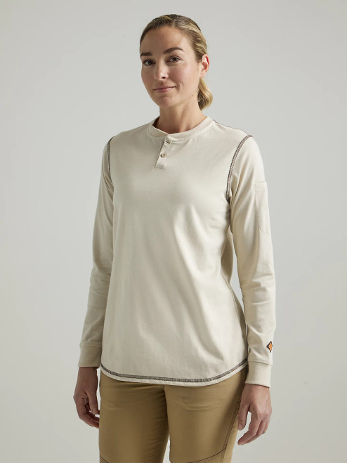 Women's Wrangler® FR Flame Resistant Long Sleeve Henley