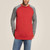 Ariat FR Baseball T-Shirt(Red/Dark Grey)