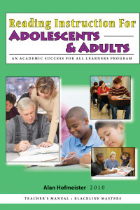 Reading Instruction for Adolescents & Adults