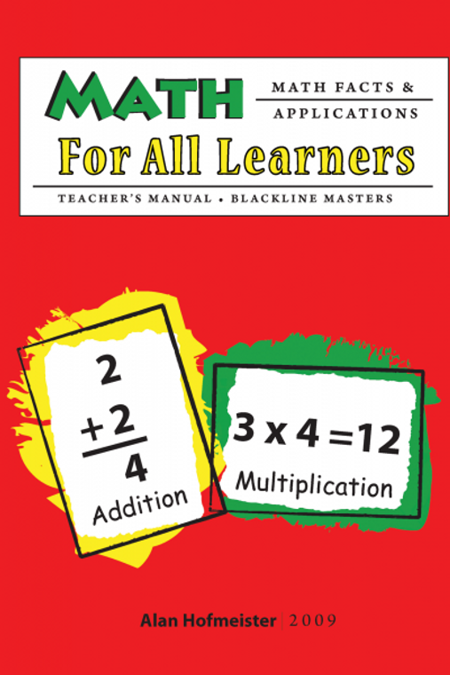 Math For All Learners - Grades 2-7