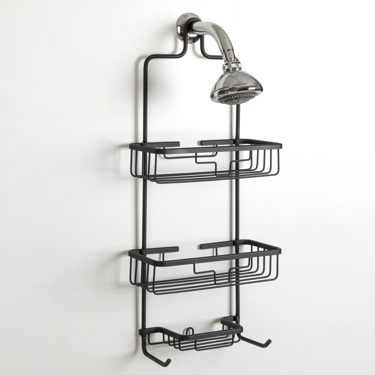 Riley Black Shower Caddy [HABBRILEA22B] Pillow Talk