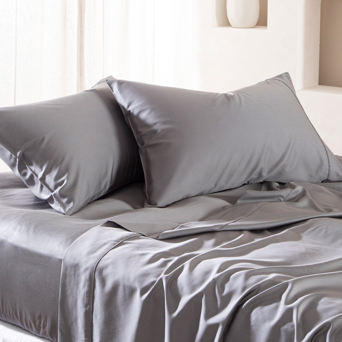 Seasonal 400TC Bamboo Cotton Pillowcase Pair Pillow Talk