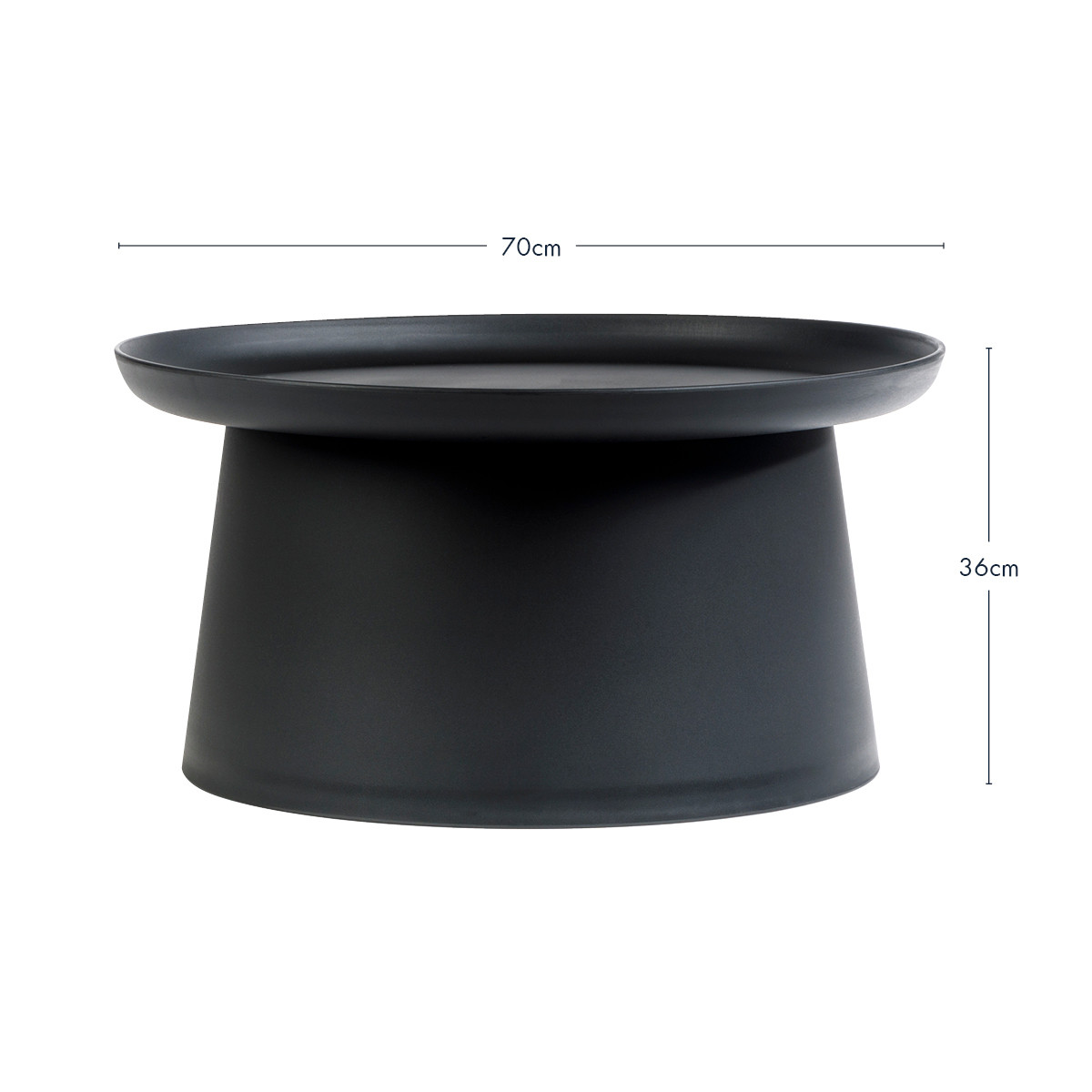 Airlie Black Outdoor Coffee Table - Pillow Talk