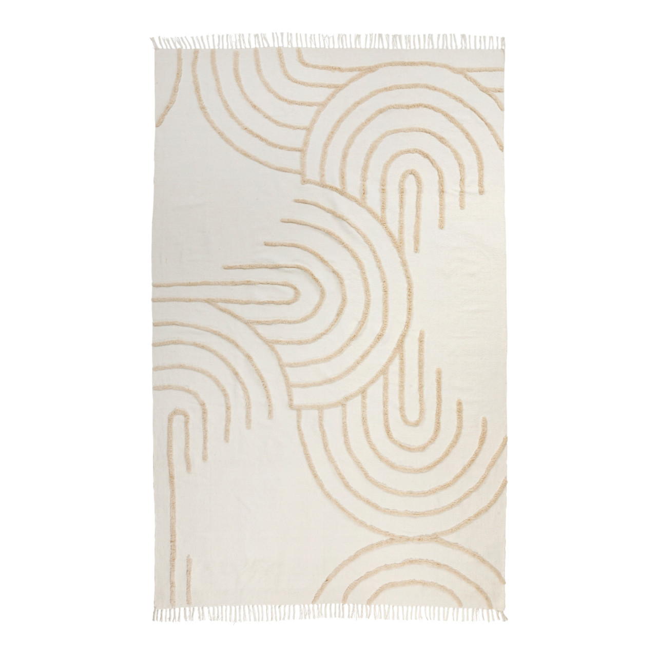 Farrah Natural Large Floor Rug [HABLFARA22A] - Pillow Talk