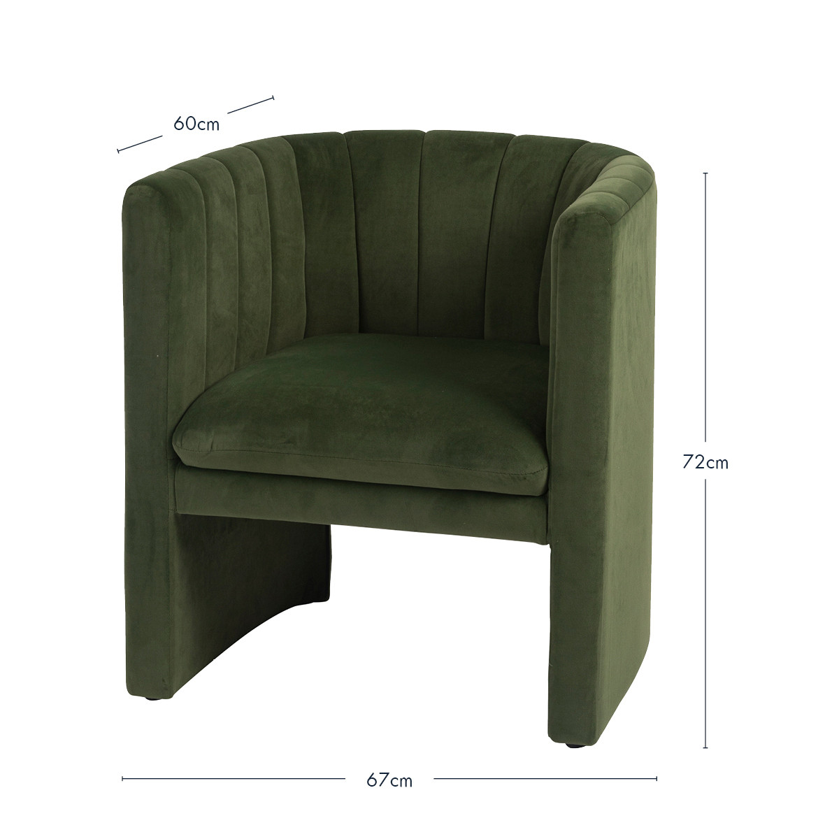 Bentley Velvet Occasional Chair Pillow Talk