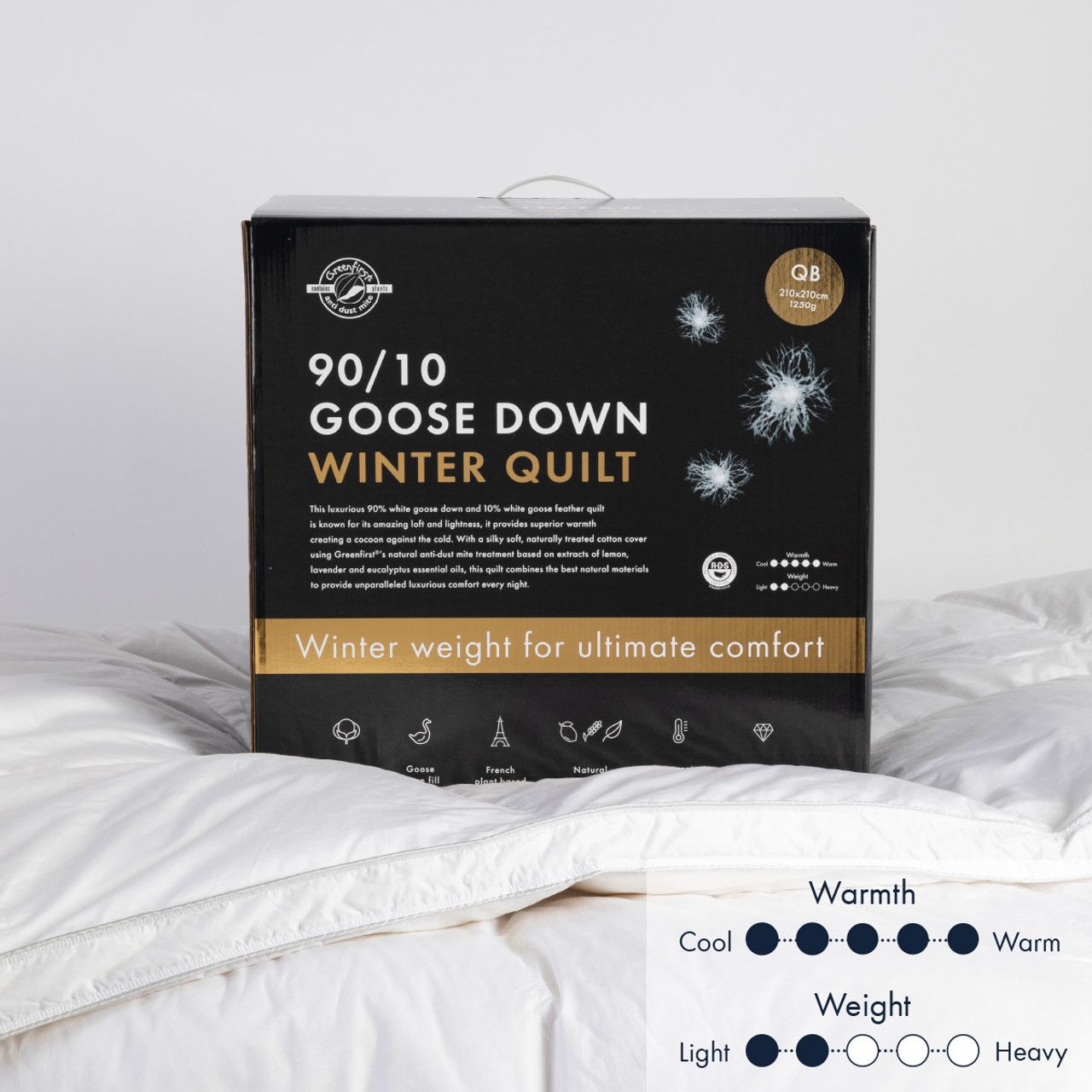 Winter 90/10 Goose Down Quilt [GREBWINTE22] Pillow Talk
