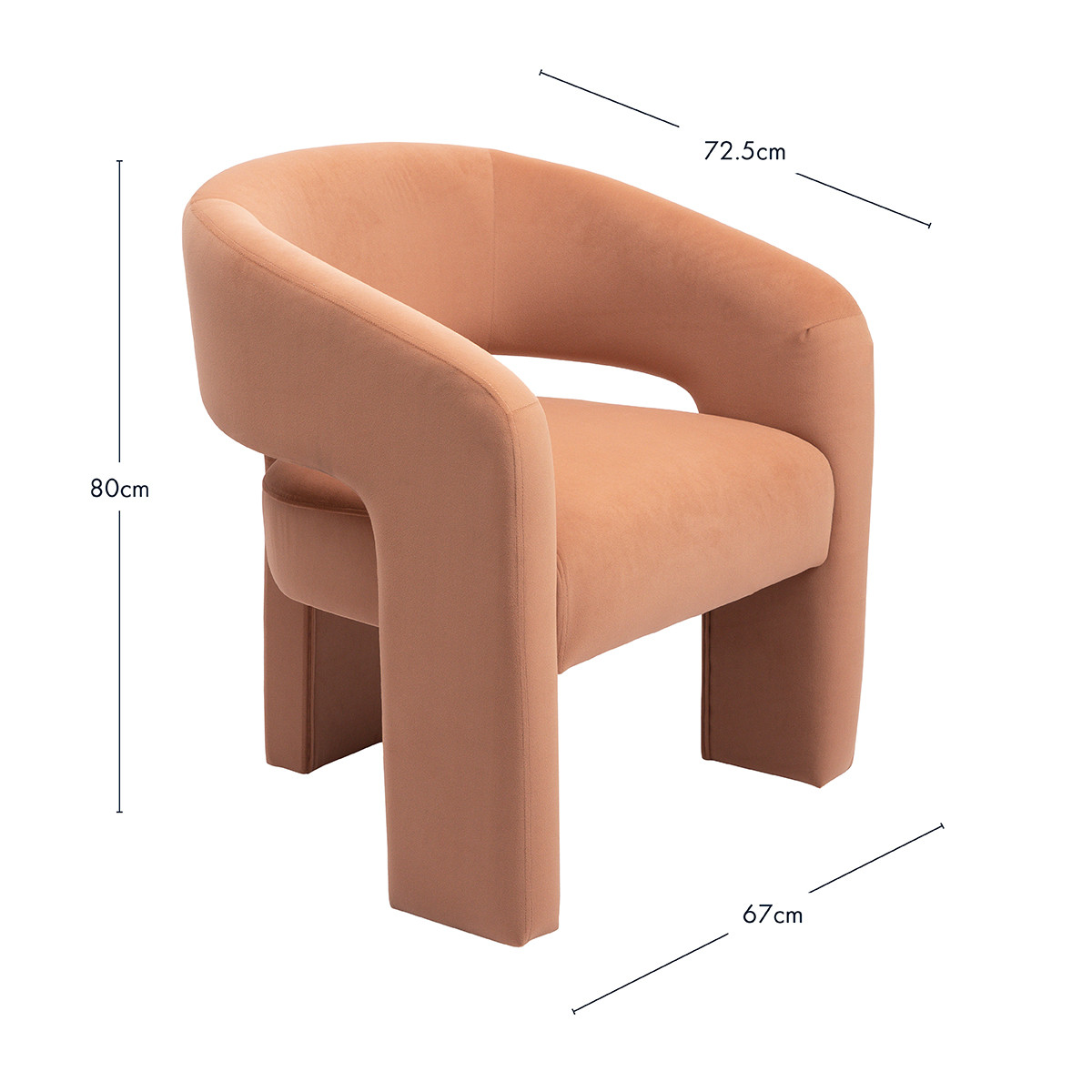 Ruby Velvet Occasional Chair Pillow Talk