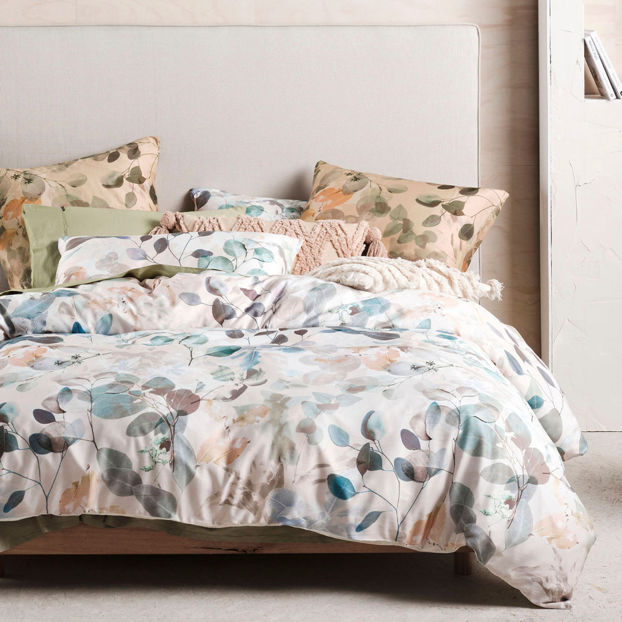 Kiana Floral Quilt Cover Set [HABBKIFLQC24] - Pillow Talk