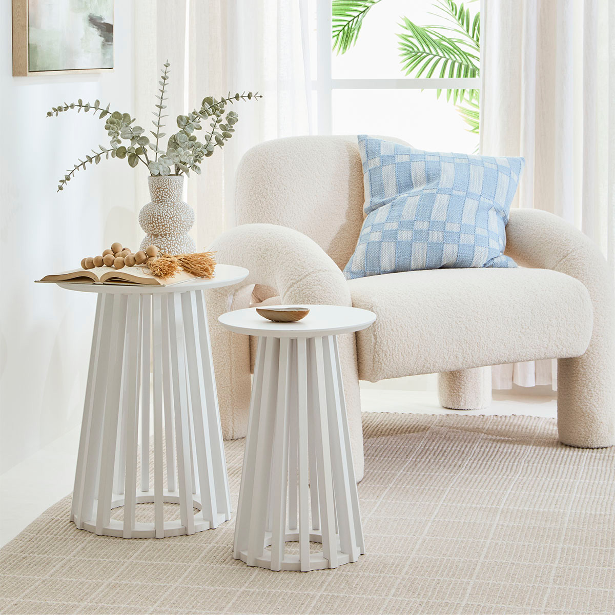 Cilia Side Table - Pillow Talk