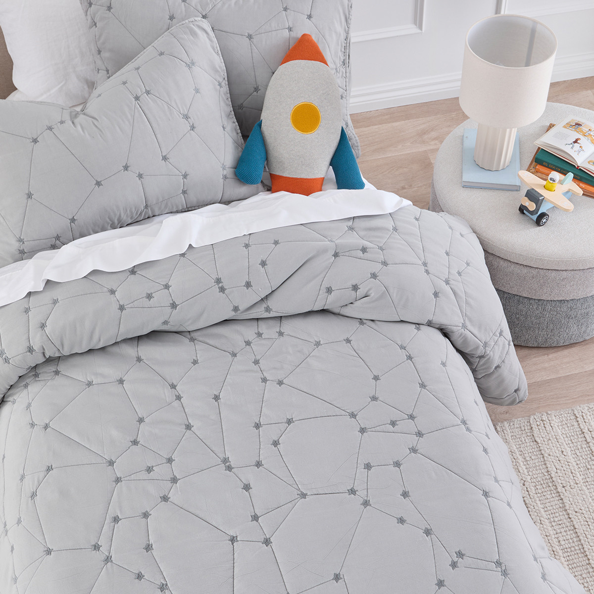 Quilt Cover Pillow Talk Cot Quilt Quilt Cover Constellation Baby