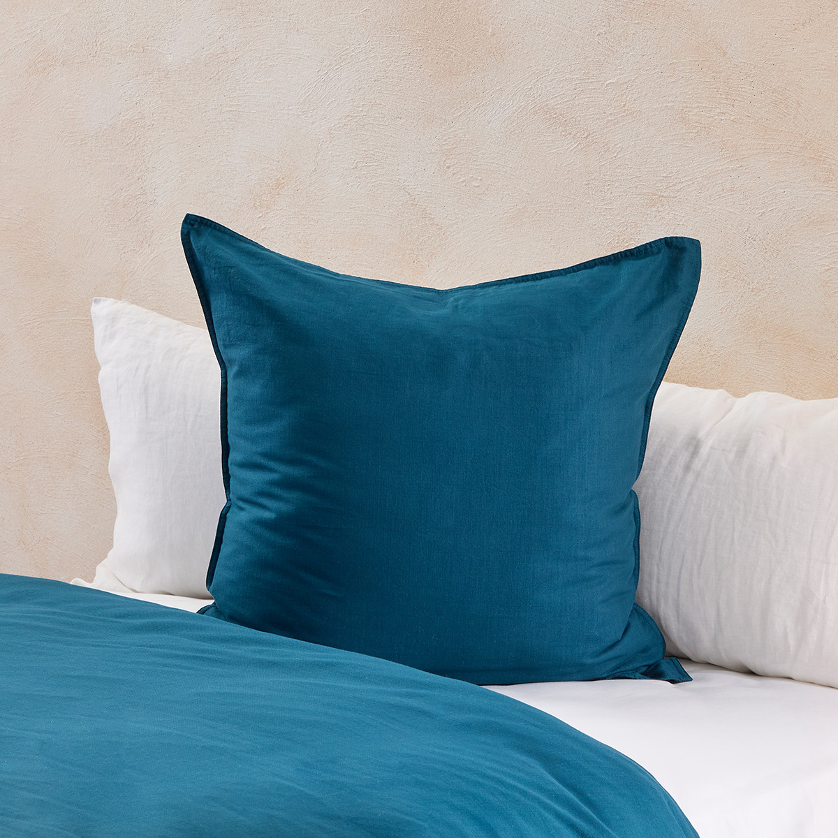 Pillow Case European Throw Pillows Olsen Natural Eucalyptus Linen