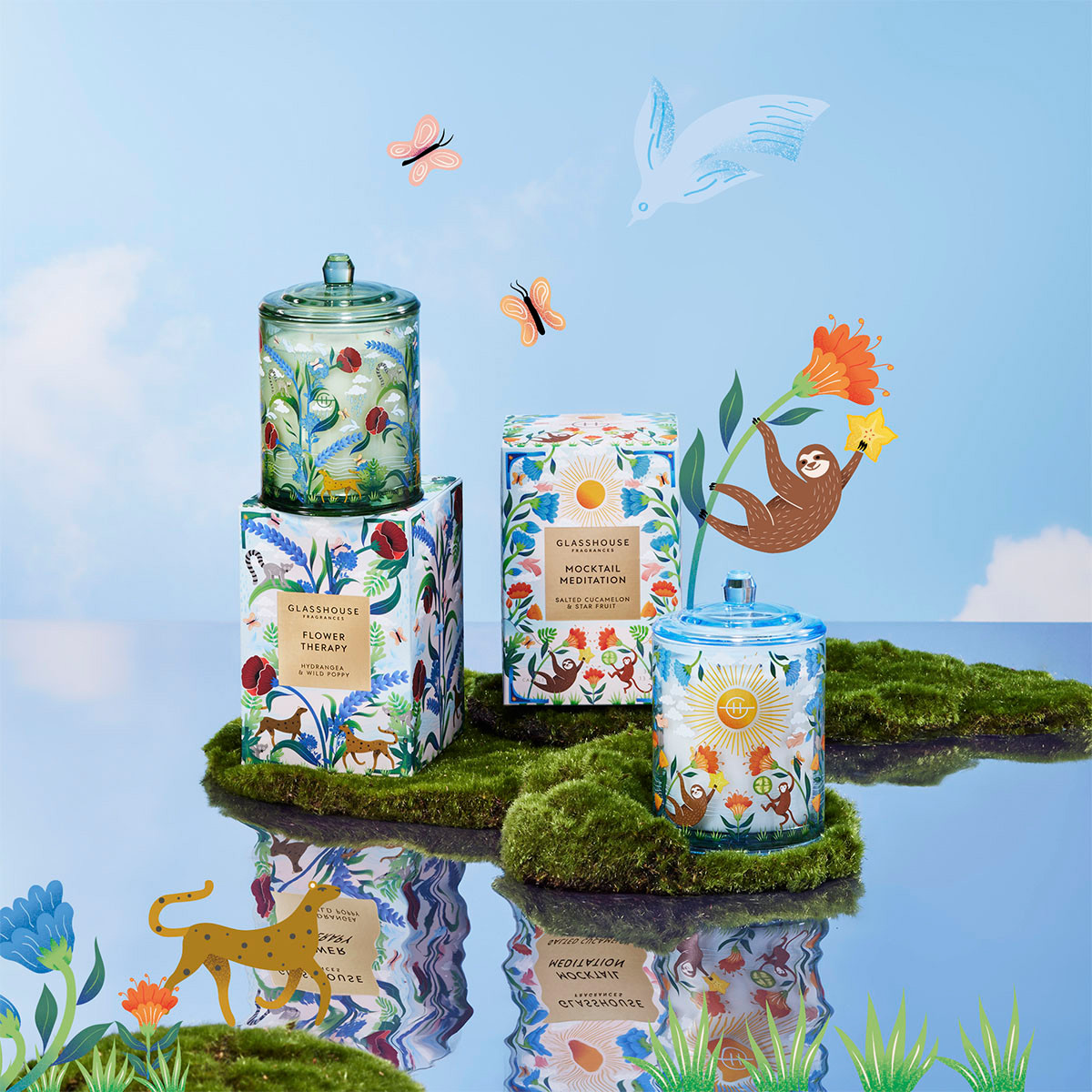 グラスハウスキャンドル Mocktail Meditation グラスハウスキャンドル Mocktail Meditation Glasshouse Candles