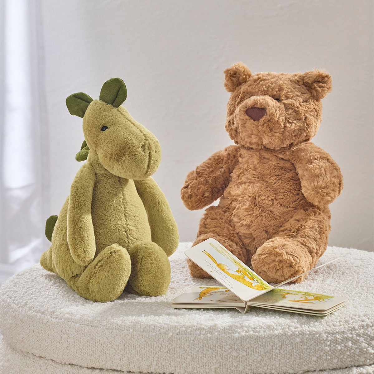 Bashful Bartholomew Bear Medium Plush Toy - Pillow Talk