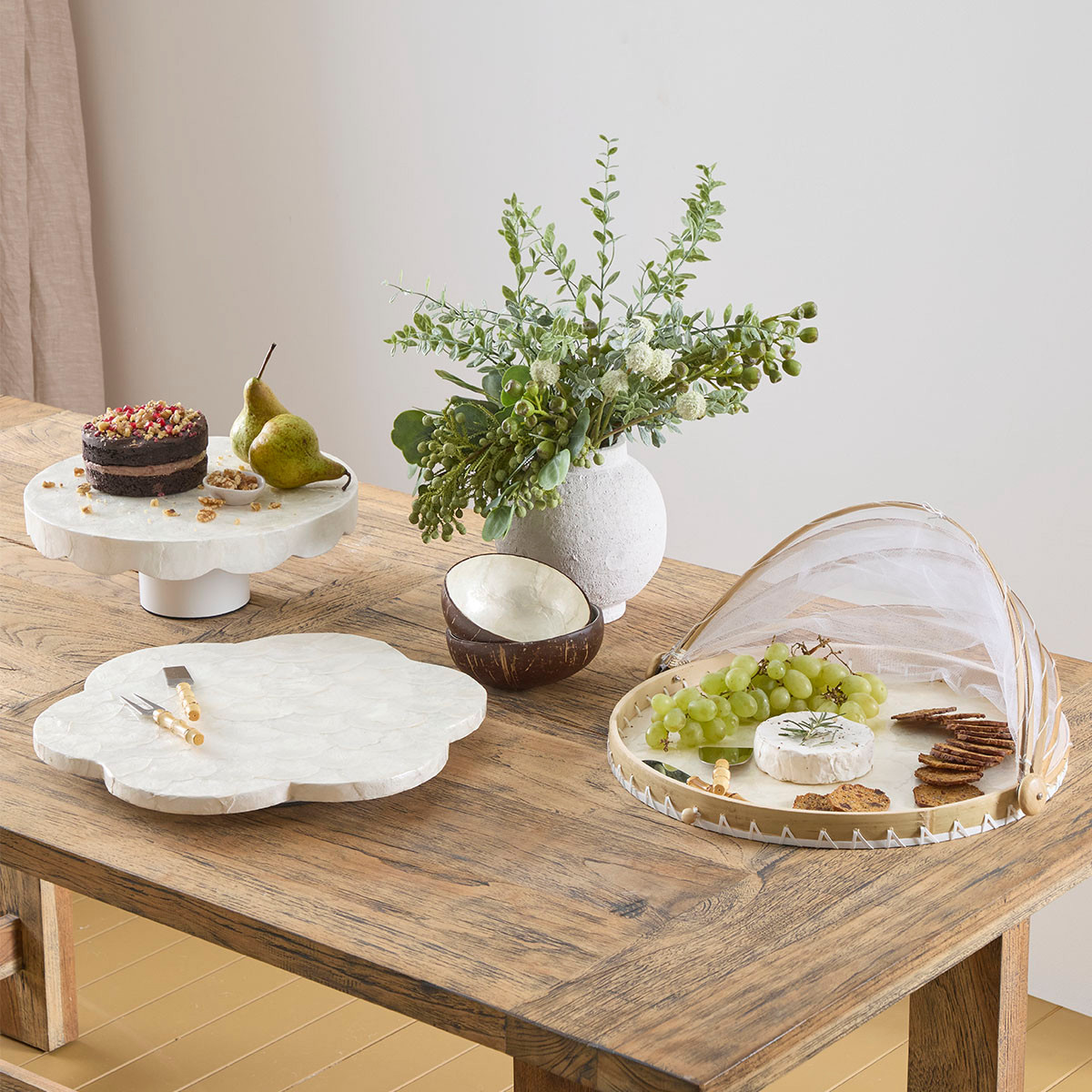 Layla Capiz Lazy Susan - Pillow Talk